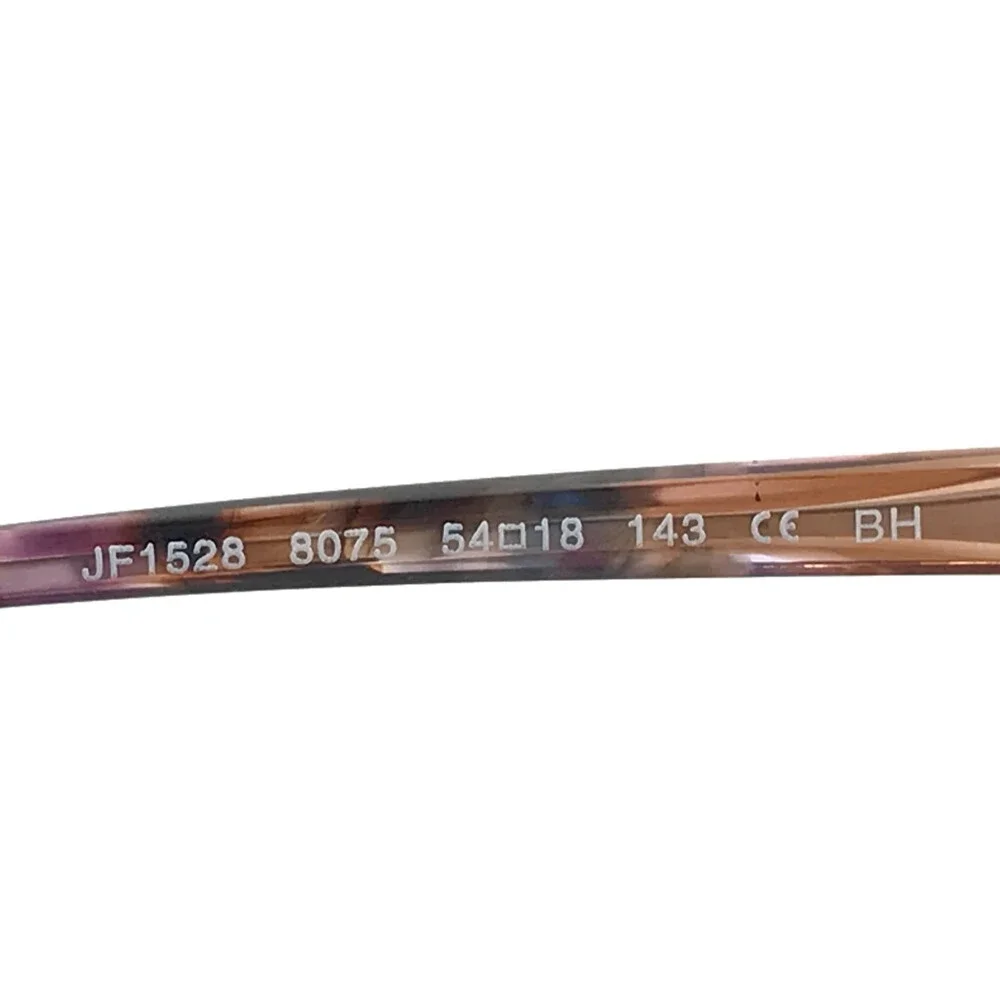 J. F. Rey Eyeglasses Frames JF1528 8075 Brown Pink Tortoise Full Rim 54-18-143